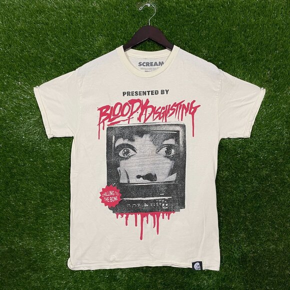 Bloody disgusting scream movie T-shirt size M - Picture 1 of 11